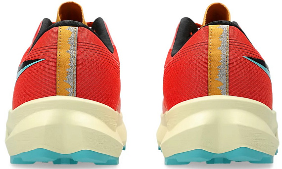 Кроссовки мужские ASICS Fuji Lite 6 Red Clay/Black - Фото 5 большая