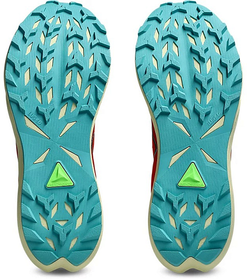 Кроссовки мужские ASICS Fuji Lite 6 Red Clay/Black - Фото 7 большая