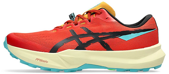 Кроссовки мужские ASICS Fuji Lite 6 Red Clay/Black - Фото 8 большая