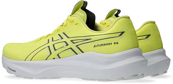 Кроссовки мужские ASICS Gt-2000 14 Citron/Steel Grey - Фото 3 большая