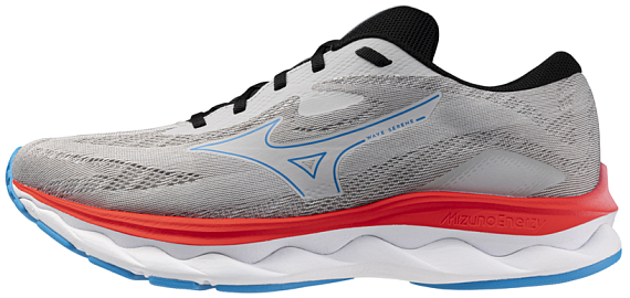 Кроссовки мужские Mizuno Wave Serene NimbusCloud/Blue Pace/MIZIgRed - Фото 2 большая