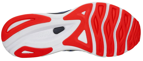 Кроссовки мужские Mizuno Wave Serene ReflexBluC/GreenGecko/MIZIgRed - Фото 2 большая