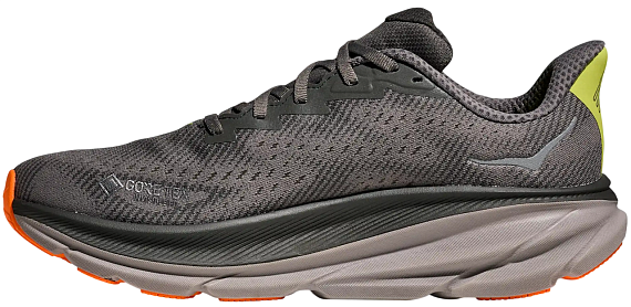 Кроссовки мужские Hoka Clifton 9 Gtx Asphalt Grey/Gravel - Фото 5 большая