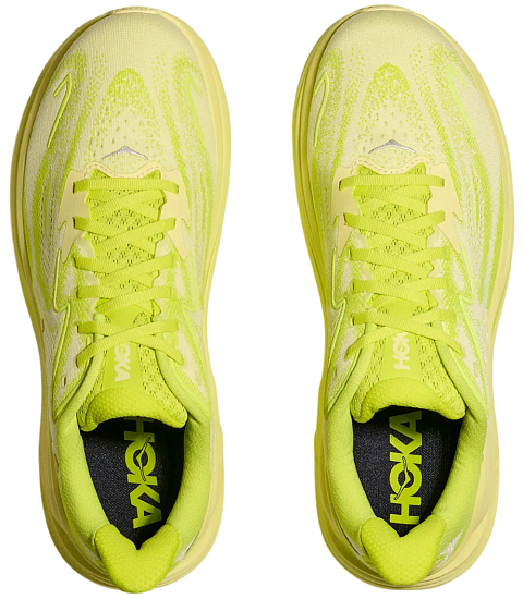 Кроссовки мужские Hoka Clifton 10 Neon Hoka Citrus/Sunlight - Фото 3 большая