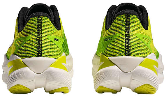 Кроссовки мужские Hoka Mach X 3 Neon Hoka Citrus/Neon Lime - Фото 5 большая