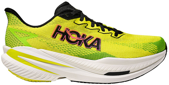 Кроссовки мужские Hoka Mach X 3 Neon Hoka Citrus/Neon Lime - Фото 1 большая