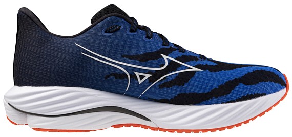 Кроссовки Mizuno Wave Rider 28 MIZIgnitionRed/White/BasebBlue - Фото 5 большая