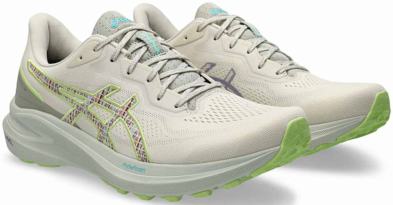 Кроссовки мужские ASICS Gt-1000 13 Tr Nature Bathing/Lime Green - Фото 5 большая