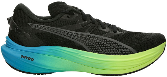 Кроссовки мужские Puma Deviate Nitro 3 Puma Black/Speed Blue - Фото 1 большая