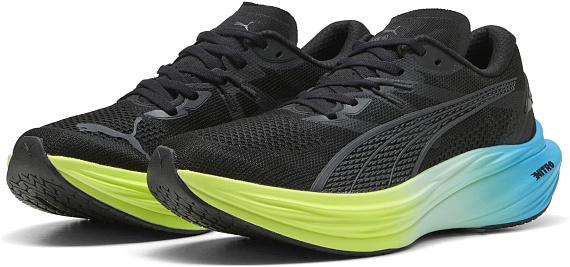 Кроссовки мужские Puma Deviate Nitro 3 Puma Black/Speed Blue - Фото 2 большая