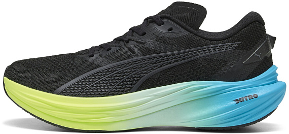 Кроссовки мужские Puma Deviate Nitro 3 Puma Black/Speed Blue - Фото 4 большая