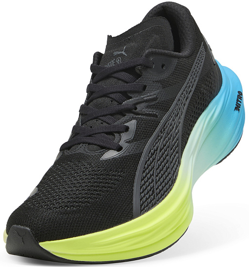 Кроссовки мужские Puma Deviate Nitro 3 Puma Black/Speed Blue - Фото 7 большая
