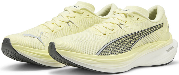 Кроссовки мужские Puma Deviate Nitro 3 Gold Moon/Gray Echo - Фото 7 большая
