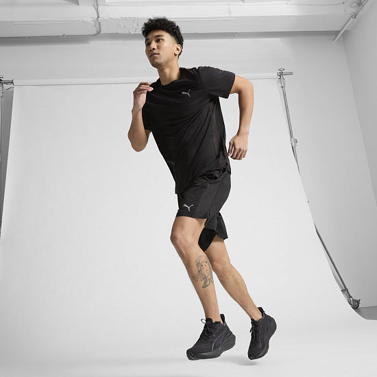 Кроссовки мужские Puma ForeverRun Nitro 2 Black/Galactic Gray - Фото 9 большая