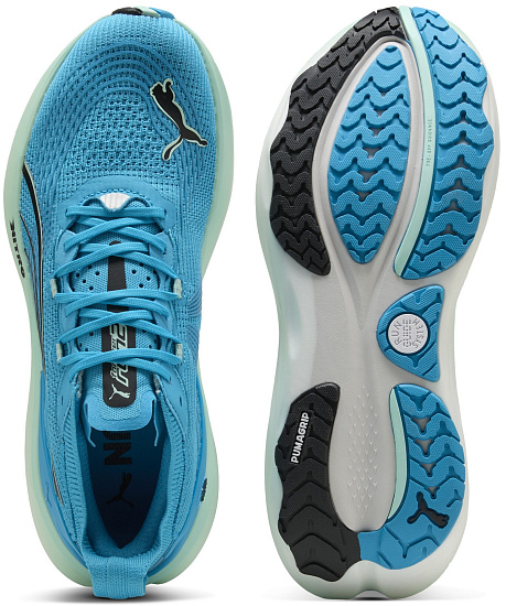Кроссовки мужские Puma ForeverRun Nitro 2 Speed Blue/Mint Melt - Фото 4 большая
