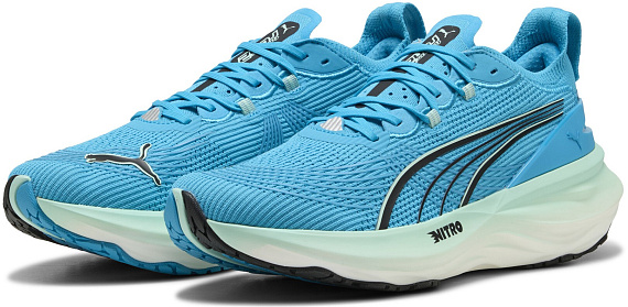 Кроссовки мужские Puma ForeverRun Nitro 2 Speed Blue/Mint Melt - Фото 7 большая