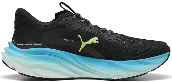 Кроссовки мужские Puma Magnify Nitro 3 Puma Black/Speed Blue - Фото 4 большая