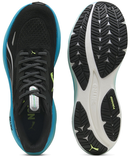 Кроссовки мужские Puma Magnify Nitro 3 Puma Black/Speed Blue - Фото 5 большая