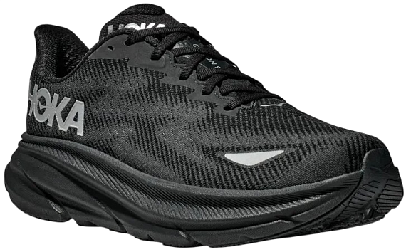 Кроссовки мужские Hoka Clifton 9 Gtx Black/Black - Фото 2 большая