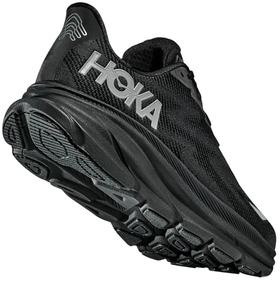 Кроссовки мужские Hoka Clifton 9 Gtx Black/Black - Фото 4 большая