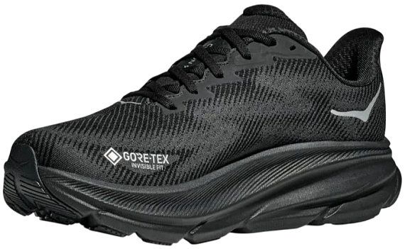 Кроссовки мужские Hoka Clifton 9 Gtx Black/Black - Фото 5 большая