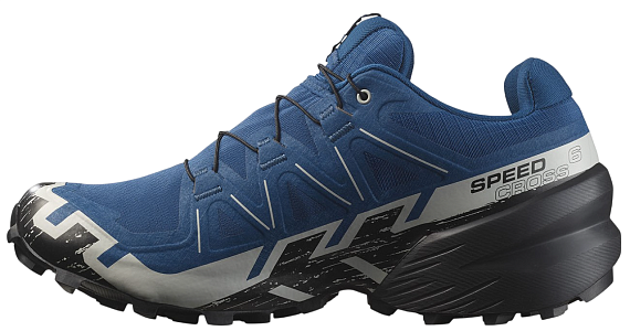 Кроссовки мужские Salomon Speedcross 6 Gtx Poseidon/Black/Lunar Rock - Фото 4 большая