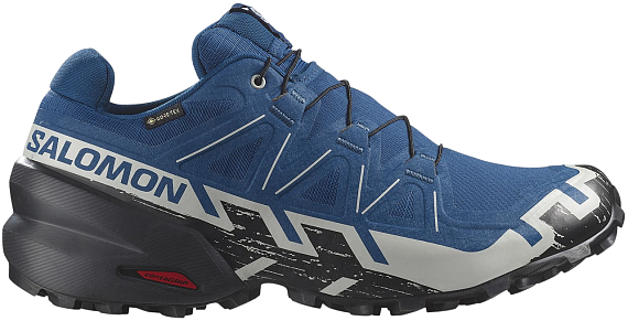 Кроссовки мужские Salomon Speedcross 6 Gtx Poseidon/Black/Lunar Rock - Фото 1 большая
