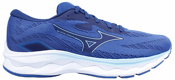 Кроссовки мужские Mizuno Wave Serene Classic Blue /Mercury Blue/Whi - Фото 1 большая