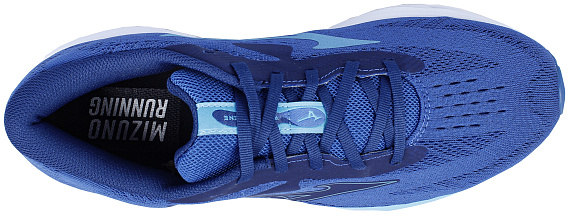 Кроссовки мужские Mizuno Wave Serene Classic Blue /Mercury Blue/Whi - Фото 5 большая