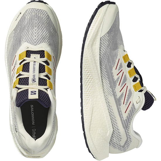 Кроссовки мужские Salomon Aero Blaze 3 Grvl Gtx Vanilla Ice/Astral Aura/Lemon - Фото 2 большая