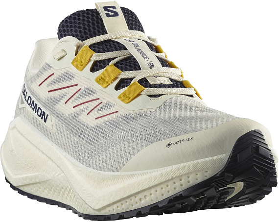 Кроссовки мужские Salomon Aero Blaze 3 Grvl Gtx Vanilla Ice/Astral Aura/Lemon - Фото 5 большая