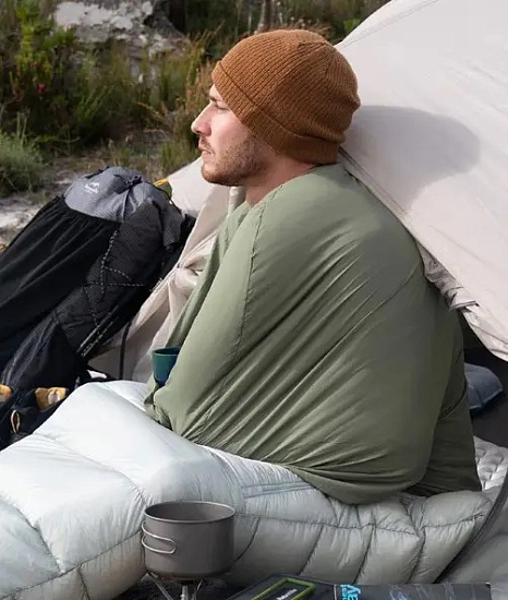 Вкладыш в спальник Naturehike Fireworks Ultra Light Green - Фото 3 большая