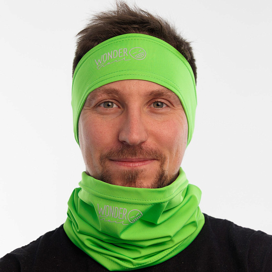 Повязка Wonder Trail Premium Green Neon - Фото 3 большая