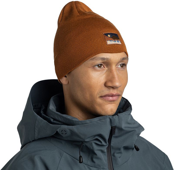 Шапка Buff Knitted Lilon Long Copper - Фото 3 большая