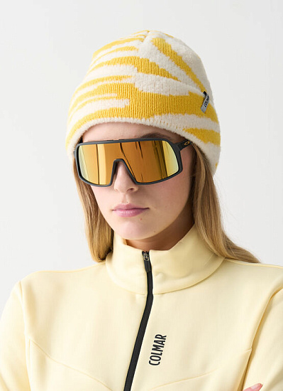 Шапка женская Colmar Waving Smart Yellow/Bianco - Фото 4 большая