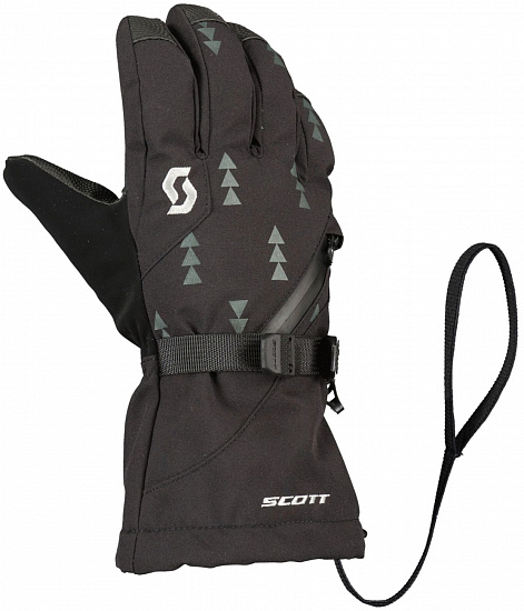Перчатки детские Scott Ultimate Premium Black/Dark Grey - Фото 1 большая