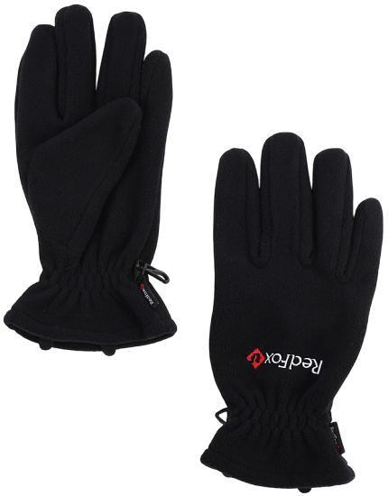 Перчатки Red Fox Camp Fleece Black - Фото 1 большая