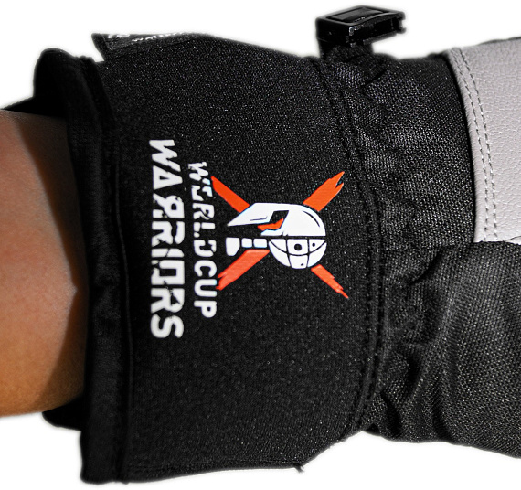Перчатки детские Reusch Warrior R-Tex XT Black/White/Fluo Red - Фото 3 большая