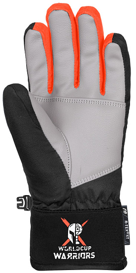 Перчатки детские Reusch Warrior R-Tex XT Black/White/Fluo Red - Фото 5 большая
