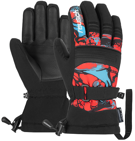 Перчатки детские Reusch Kondor R-Tex XT Bright Red/Future Blue - Фото 3 большая