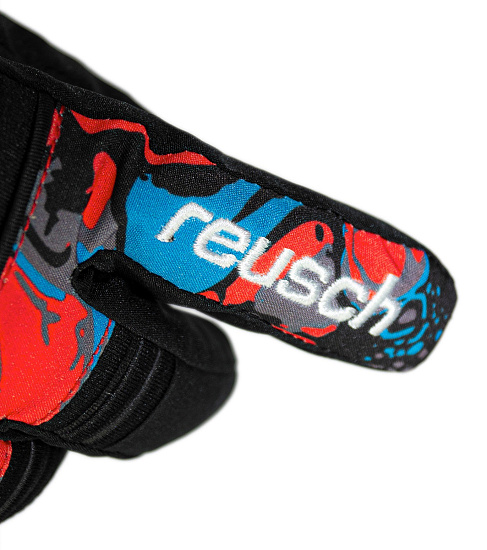 Перчатки детские Reusch Kondor R-Tex XT Bright Red/Future Blue - Фото 4 большая