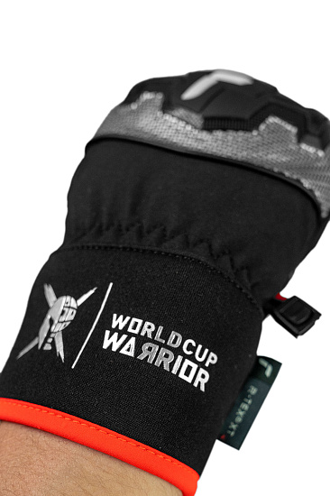Перчатки мужские Reusch Worldcup Warrior R-Tex XT Black/Silver/Fluo Red - Фото 6 большая