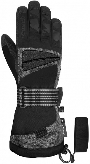 Перчатки Reusch Sweeber III R-Tex Xt Black/Black Mellange - Фото 1 большая