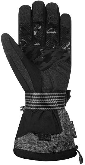 Перчатки Reusch Sweeber III R-Tex Xt Black/Black Mellange - Фото 2 большая