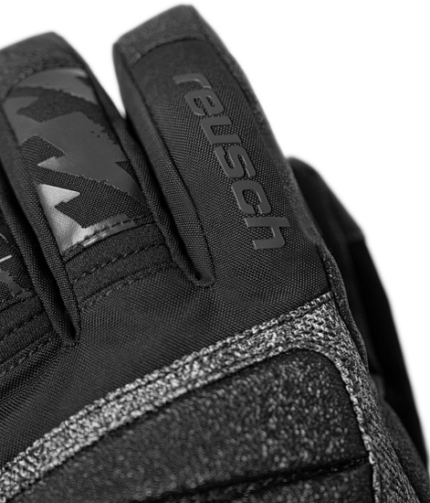 Перчатки Reusch Sweeber III R-Tex Xt Black/Black Mellange - Фото 4 большая