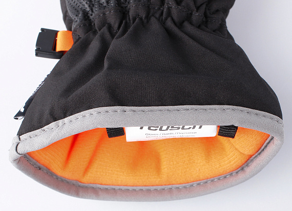 Перчатки детские Reusch Wonder R-Tex XT Junior Black/Shocking Orange - Фото 4 большая
