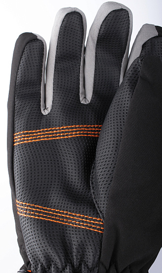 Перчатки детские Reusch Wonder R-Tex XT Junior Black/Shocking Orange - Фото 6 большая