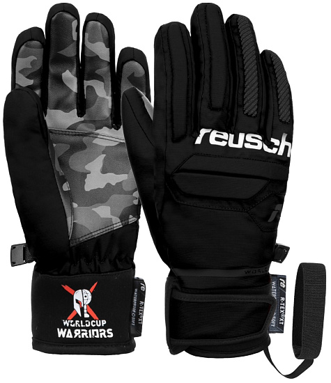 Перчатки детские Reusch Warrior R-Tex Xt Marco Schwarz - Фото 3 большая