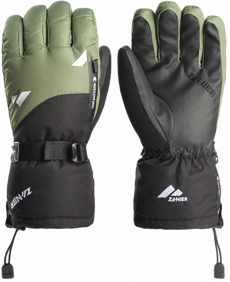 Перчатки Zanier Ride Gtx Schwarz/Olive - Фото 1 большая