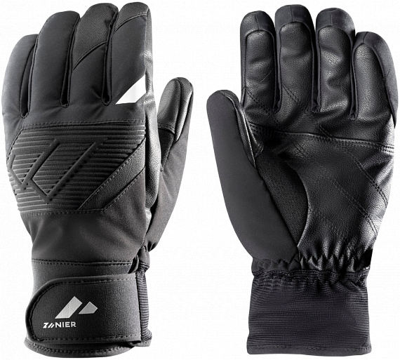 Перчатки мужские Zanier Planai Stx Schwarz - Фото 1 большая